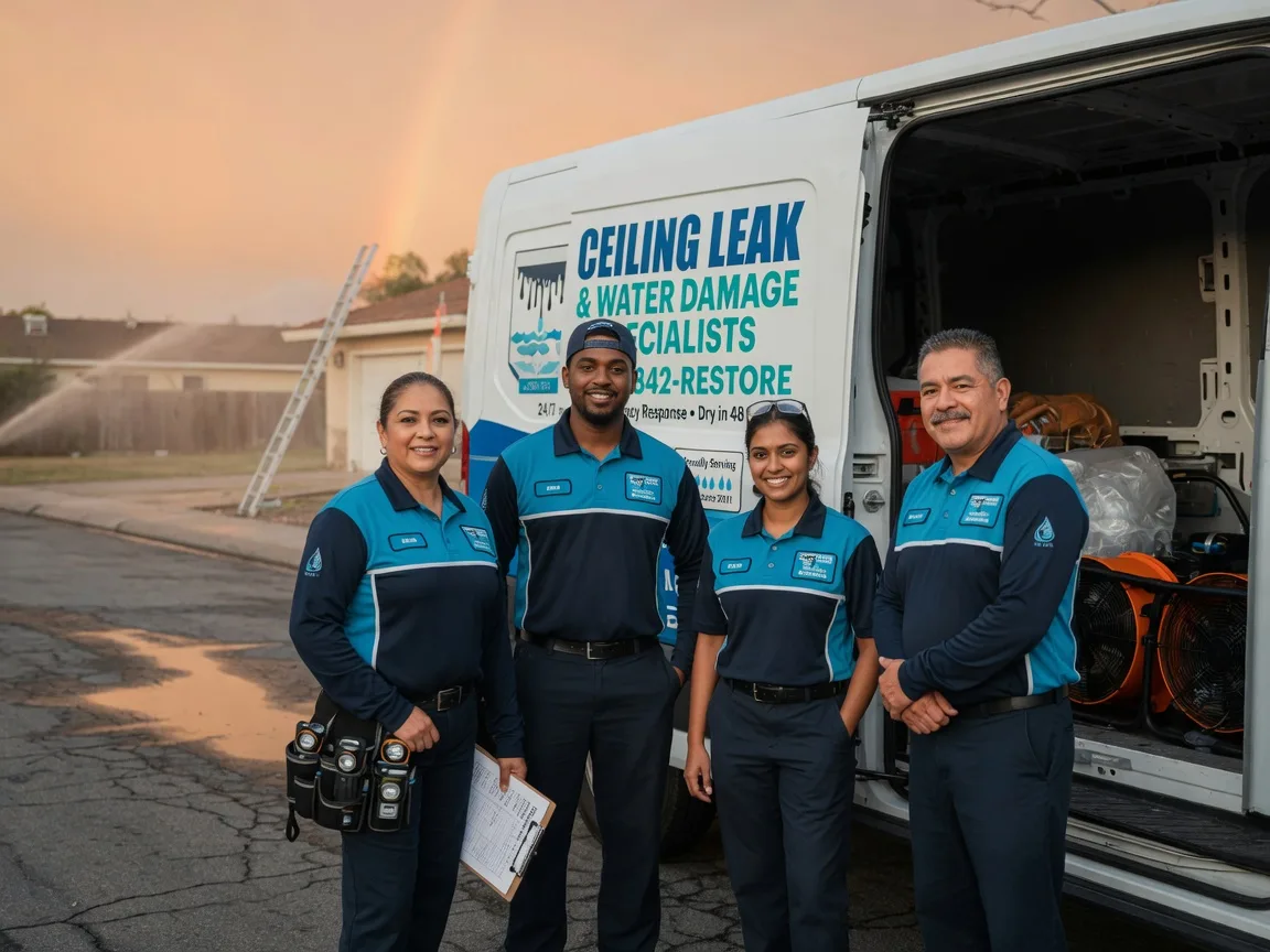 Ceiling Leak Cleanup company in Naples, TX