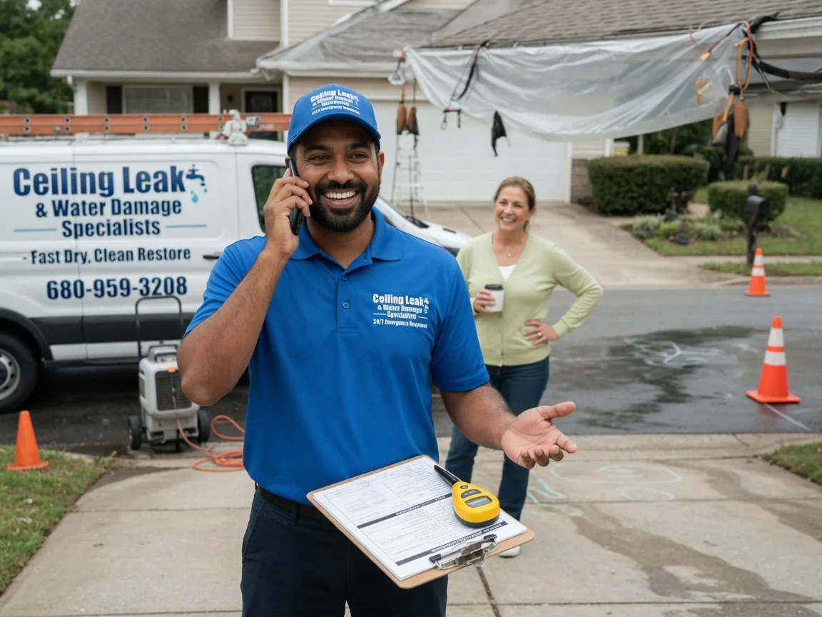 Ceiling Leak Cleanup Naples, TX FAQs